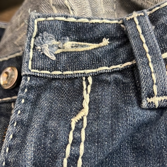 Vigoss Collection, small, 29” waist jeans, rhinestone buttons, boot cut - Picture 8 of 13